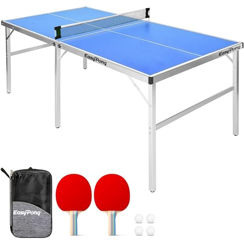 EasyPong® | Table de Ping Pong Bleu | 182x91cm |