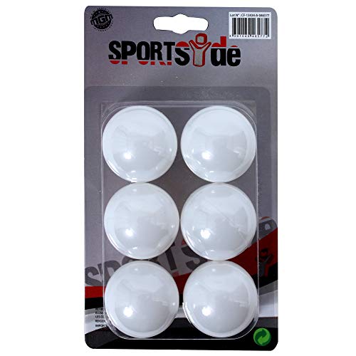 SPORTSIDE - 6 Balles de Ping Pong - Jeu de