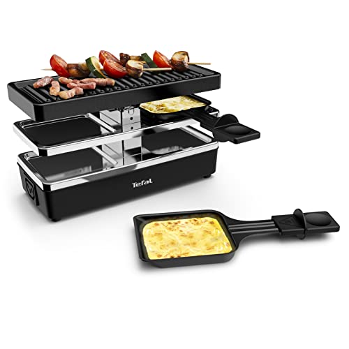 Tefal Appareil à raclette grill, 2 personnes, Format modulable, Prise