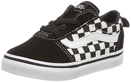 Vans Mixte Enfant Ward Slip-on Canvas Shoes, Noir Checkers Black