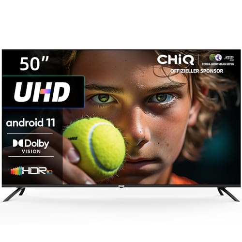 CHIQ U50H7A, 50", Android Smart TV, UHD, 4K, WiFi, Bluetooth,Google
